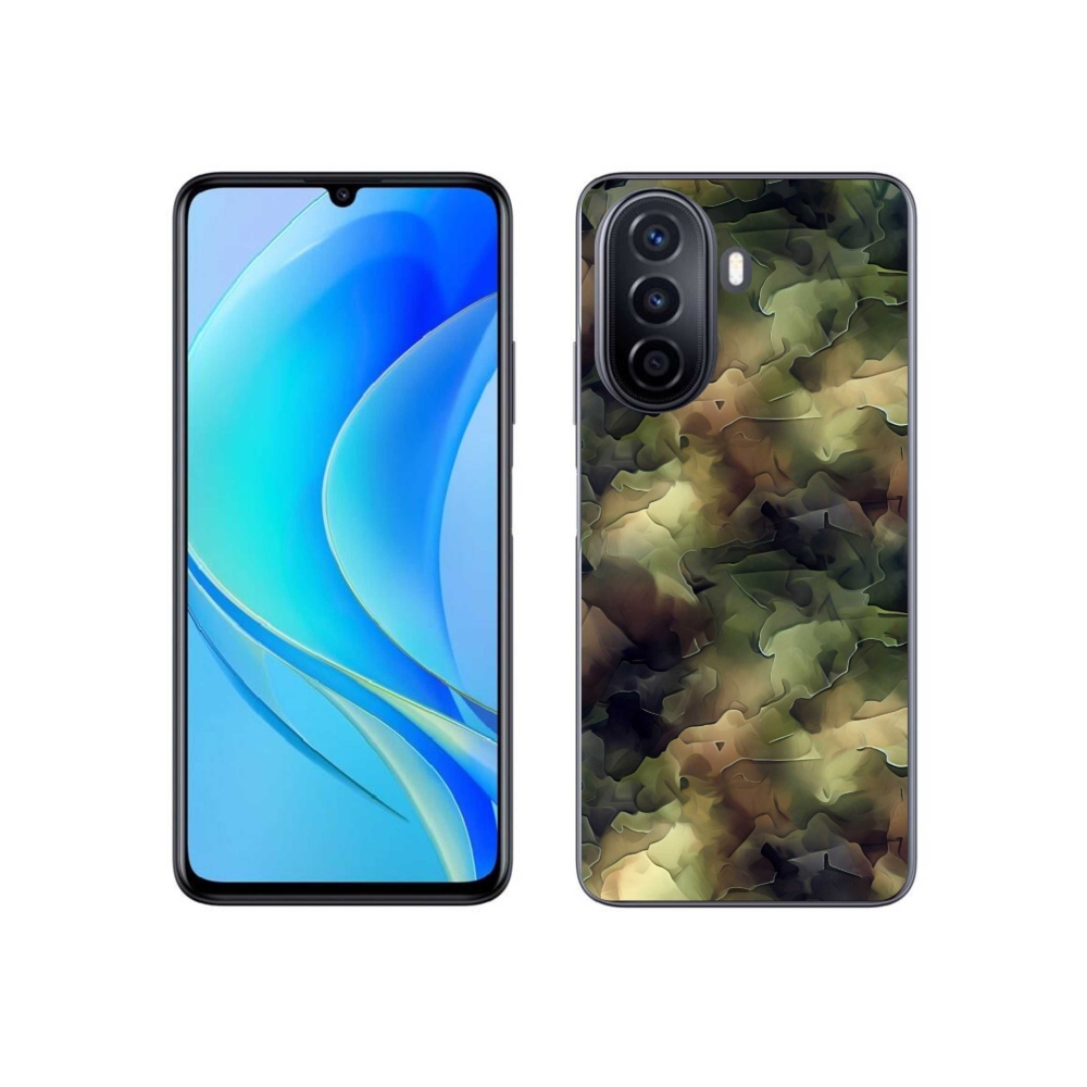 Gél borítás mmCase a Huawei Nova Y70 készülékhez - terepszínű minta 10