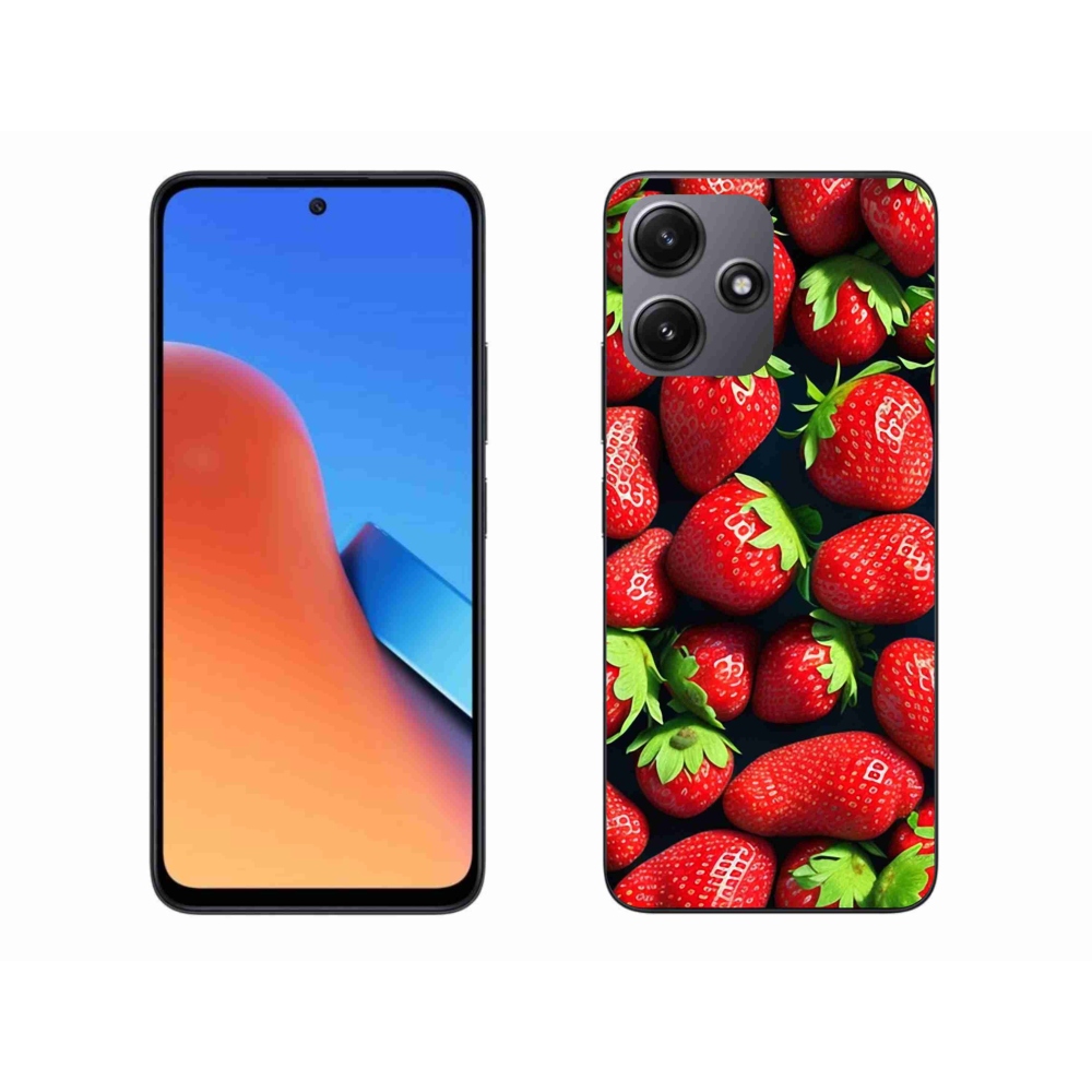 Gél borítás mmCase a Xiaomi Redmi 12 5G-hez - eper
