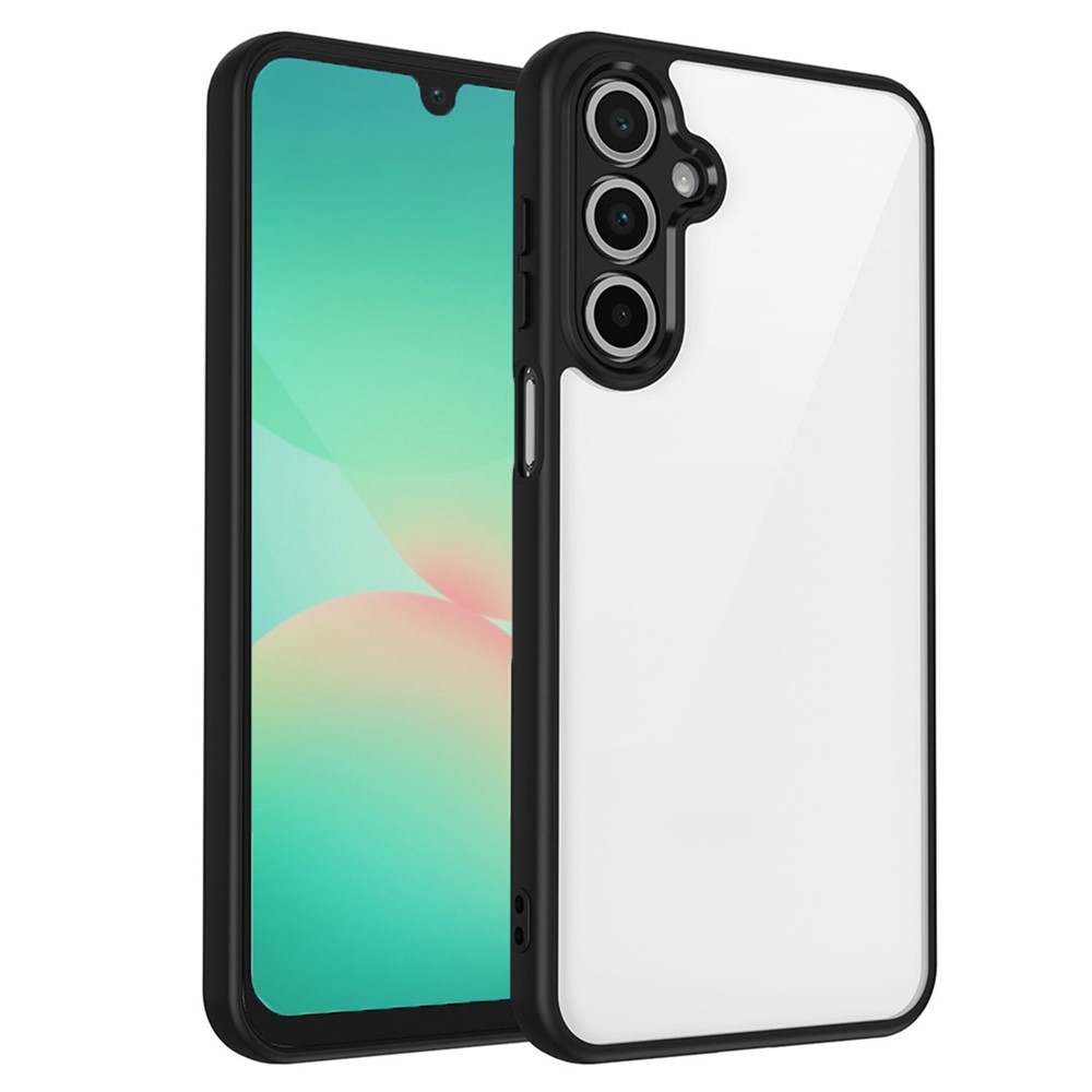 Zselés hátlapi tok fix hátlappal Samsung Galaxy A17 5G - fekete