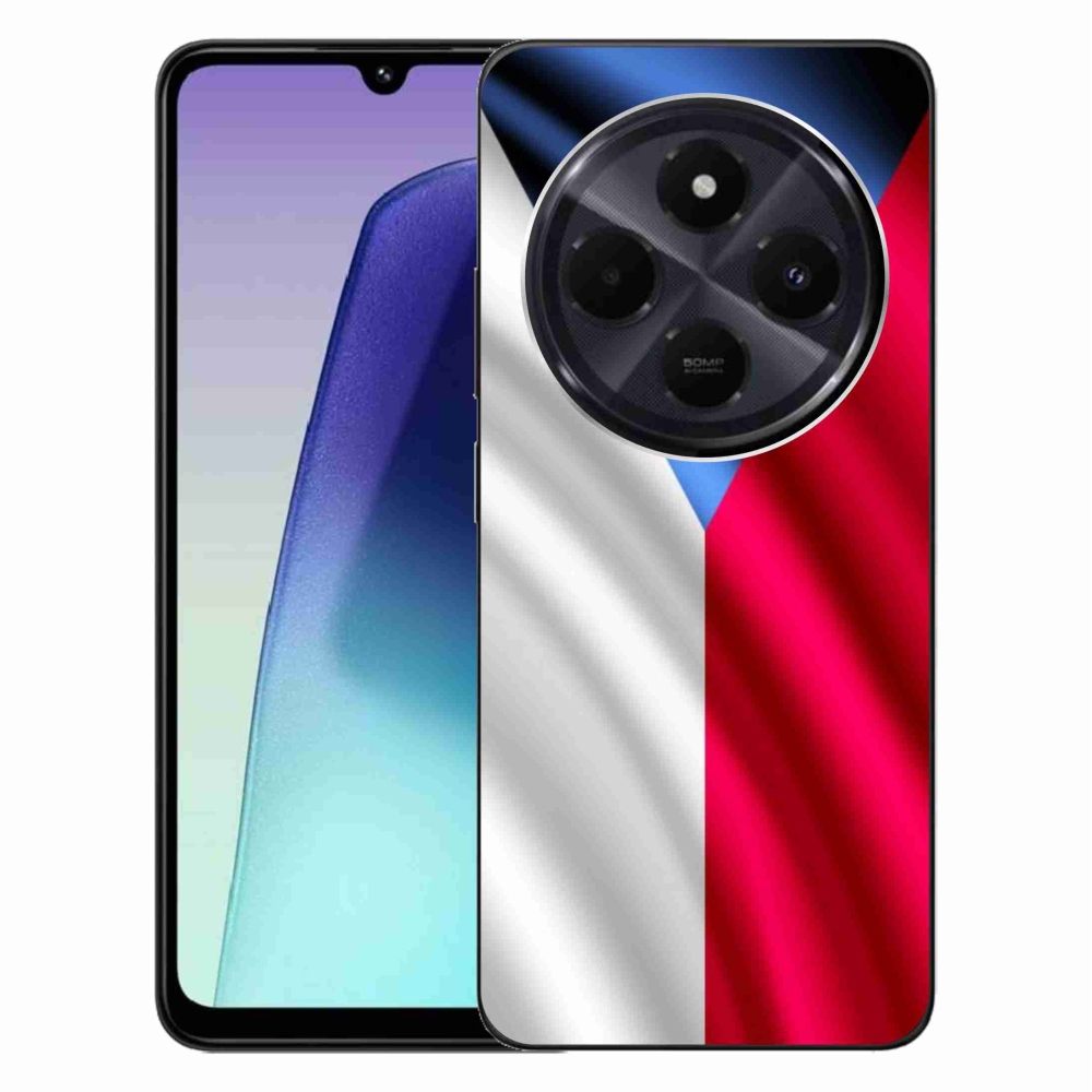 Gél borítás mmCase a Xiaomi Redmi 14C/Poco C75 számára - cseh zászló