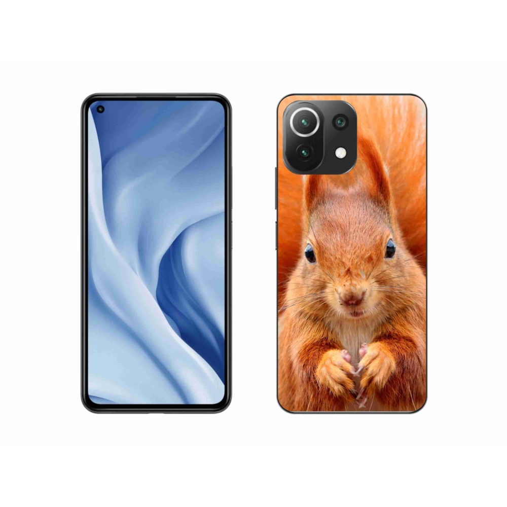 Gél borítás mmCase a Xiaomi 11 Lite 5G NE számára - mókus