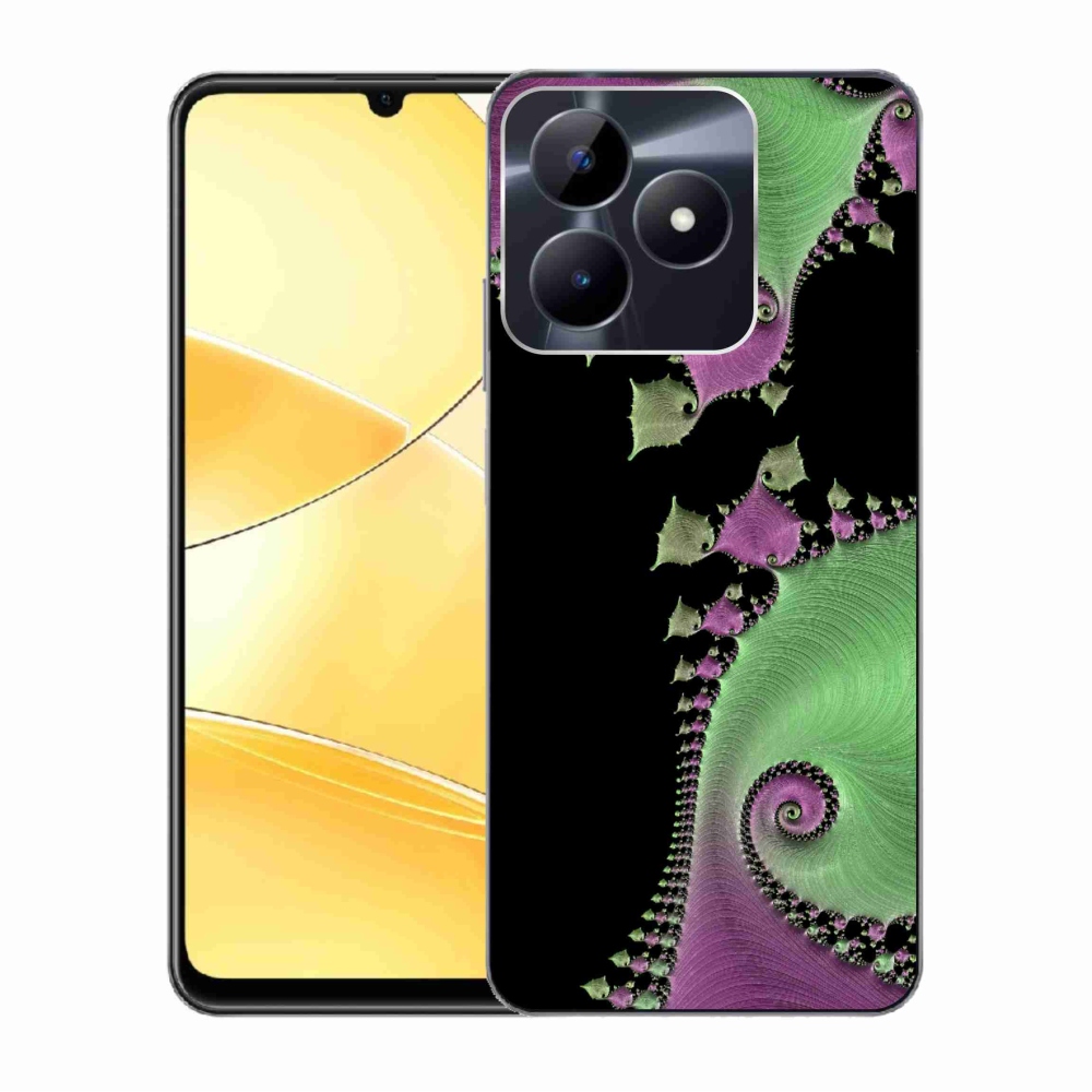 Zselés tok mmCase a Realme C51/C53 készülékhez - absztrakt motívum 20