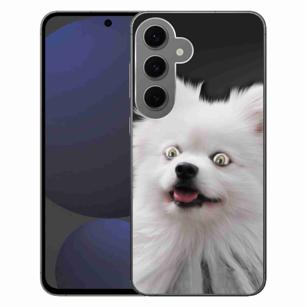 Zselés borítás mmCase Samsung Galaxy S24 FE készülékhez - fehér tipp