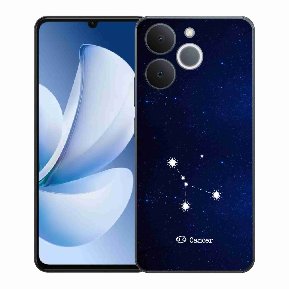 Gél borítás mmCase a Realme Note 70T számára - csillagkép Rák
