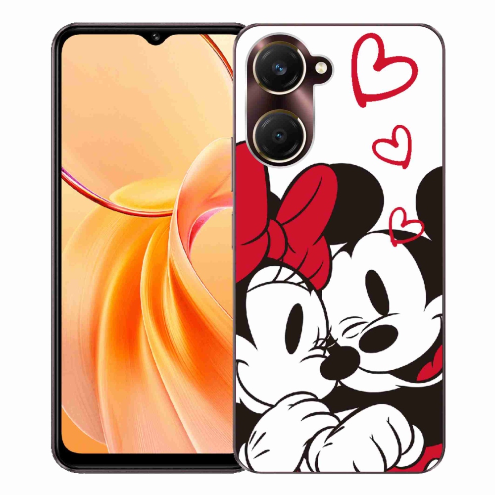 Zselés borítás mmCase a Vivo Y28s 5G-hez - minnie és mickey