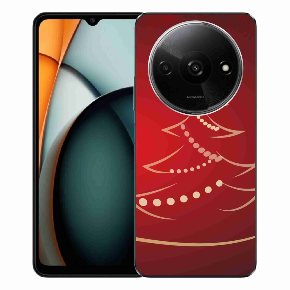 Gél borítás mmCase a Xiaomi Redmi A3-hoz - karácsonyfa karikatúra