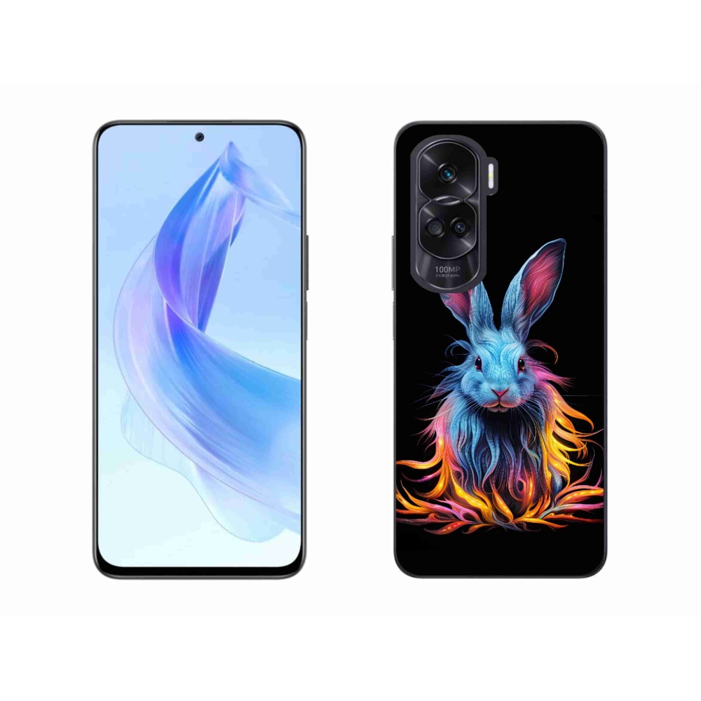 Zselés borítás mmCase a Honor 90 Lite készülékhez - absztrakt nyúl