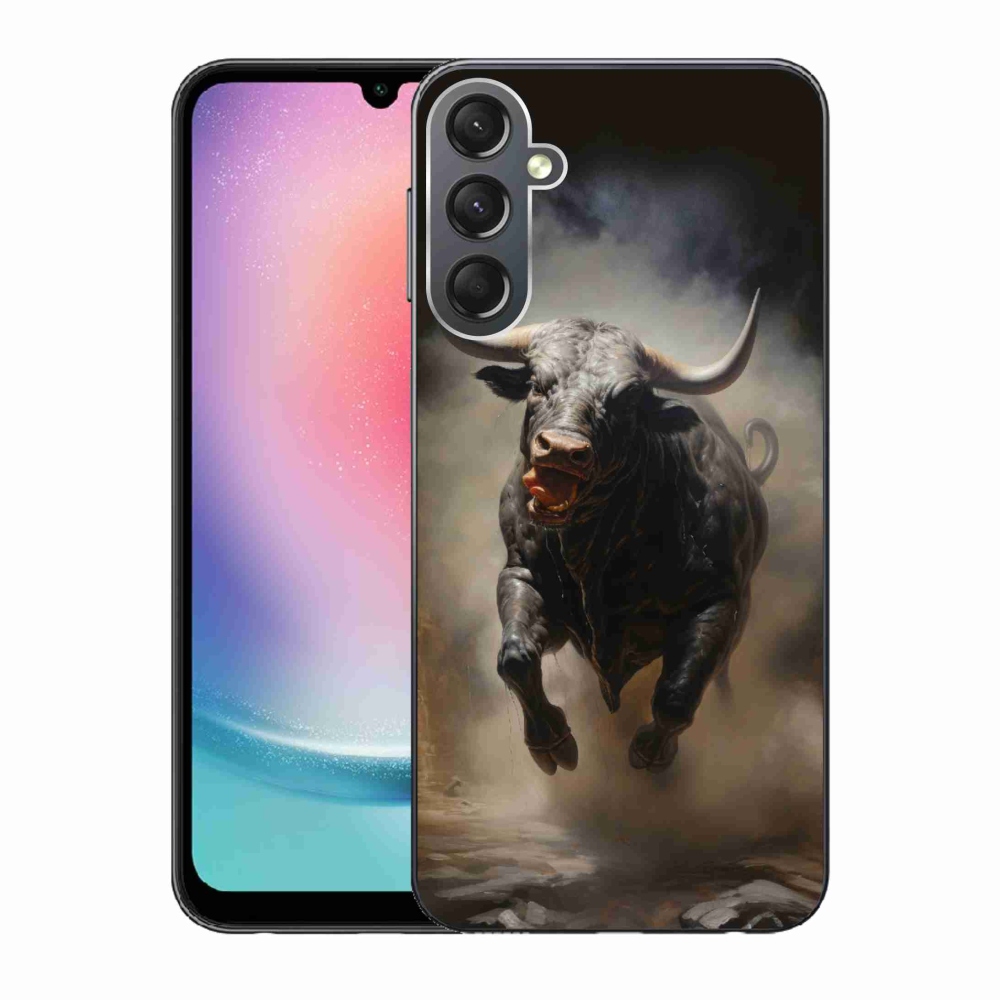Gél borítás mmCase Samsung Galaxy A24 készülékhez - dühös bika