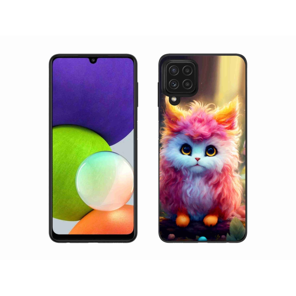 Gél borítás mmCase Samsung Galaxy A22 4G - aranyos cica 5