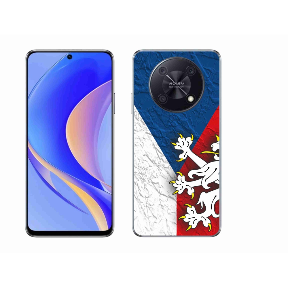 Gél borító mmCase a Huawei Nova Y90 - cseh zászlóhoz 1