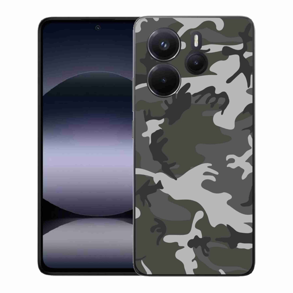 Gél borítás mmCase a Xiaomi Redmi Note 14-hez - terepszínű mintázat