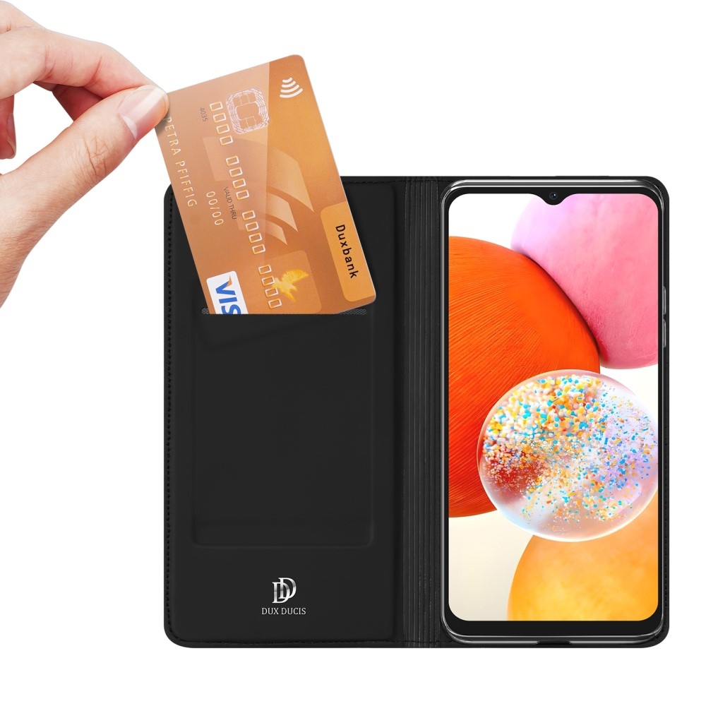 DUX könyvtáska Samsung Galaxy A15 4G/5G készülékhez - fekete