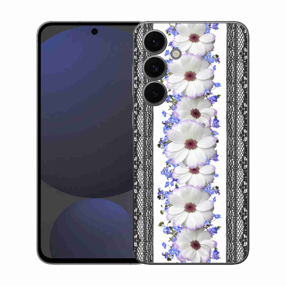 Gél borítás mmCase Samsung Galaxy S25 FE - virágok 8