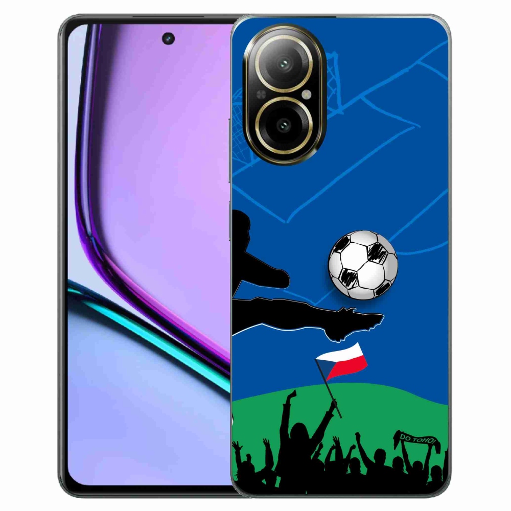 Gél borítás mmCase a Realme C67-hez - futballrajongóknak