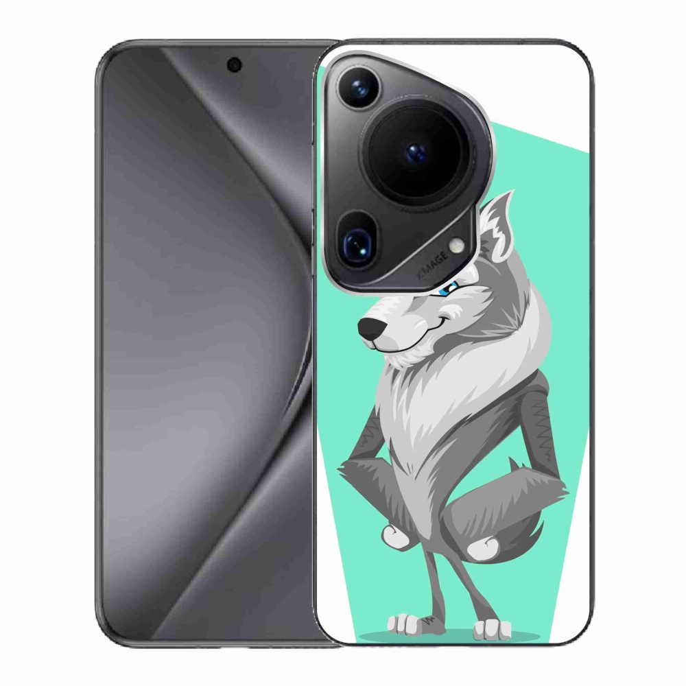 Gél borítás mmCase a Huawei Pura 70 Ultra készülékhez - rajzfilmfarkas