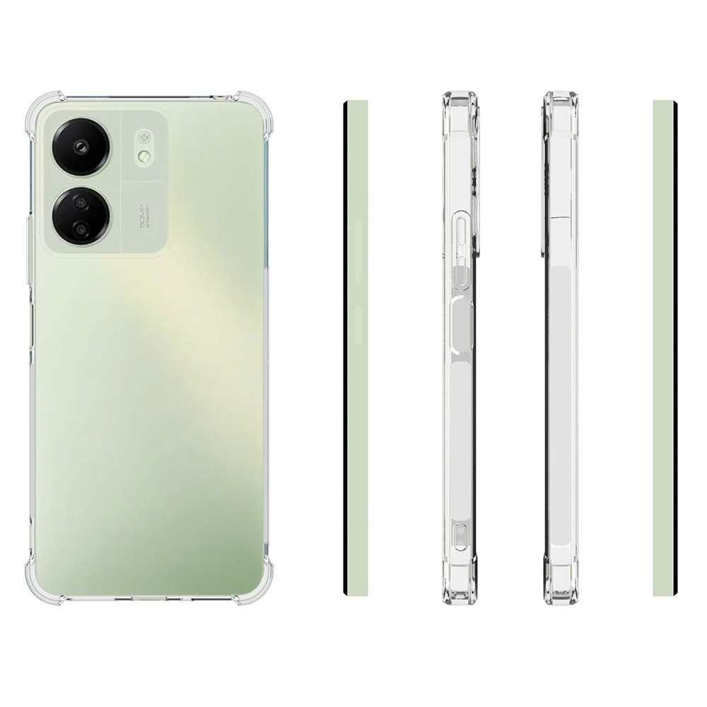 Átlátszó zselés tok megerősített sarkokkal Xiaomi Poco C65/Redmi 13C - átlátszó
