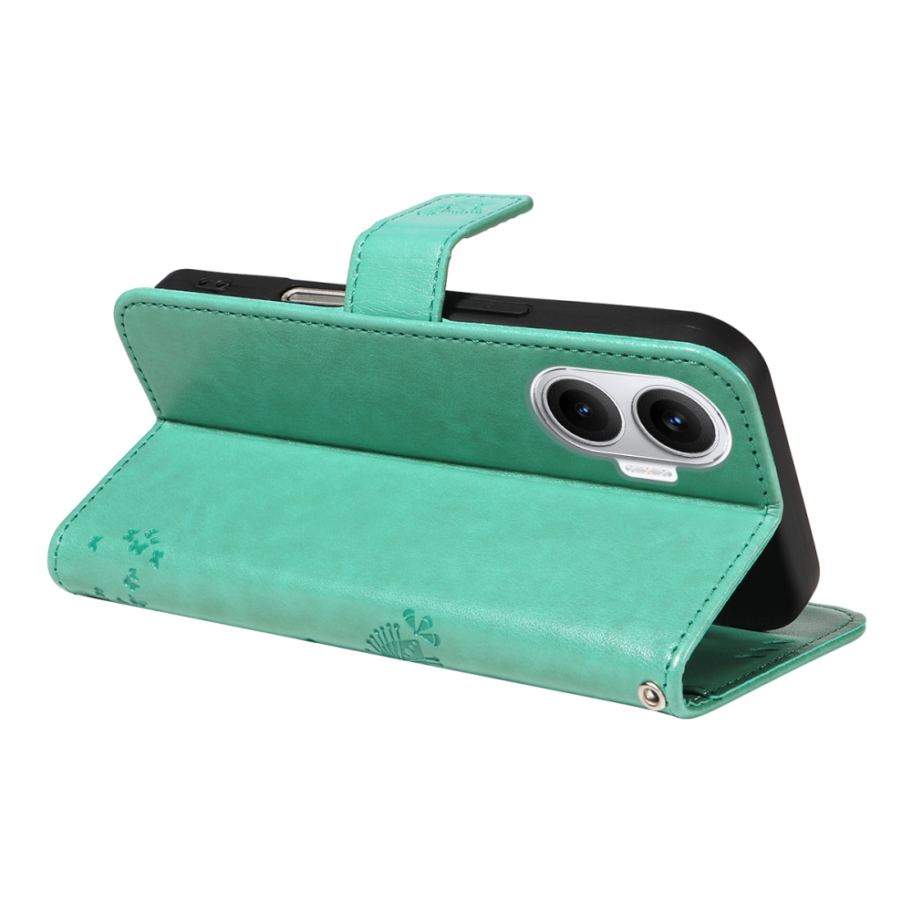 Fák könyve tok Xiaomi Poco F7 5G - teal - teal - teal