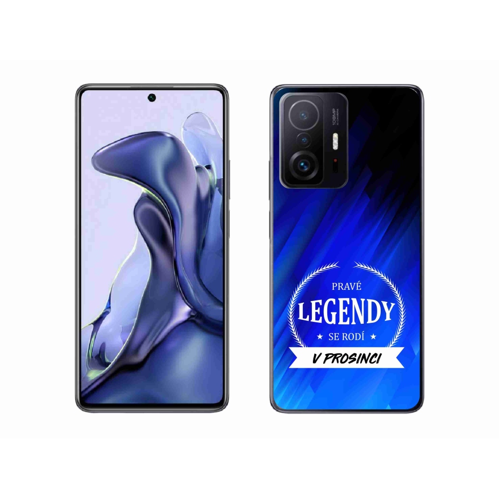 Gél borítás mmCase a Xiaomi 11T Pro - Legendák decemberben kék háttérrel