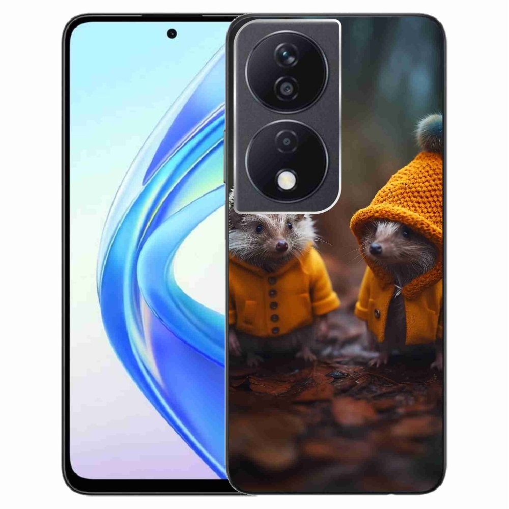Zselés borítás mmCase a Honor X7b/Honor 90 Smart készülékhez - süni