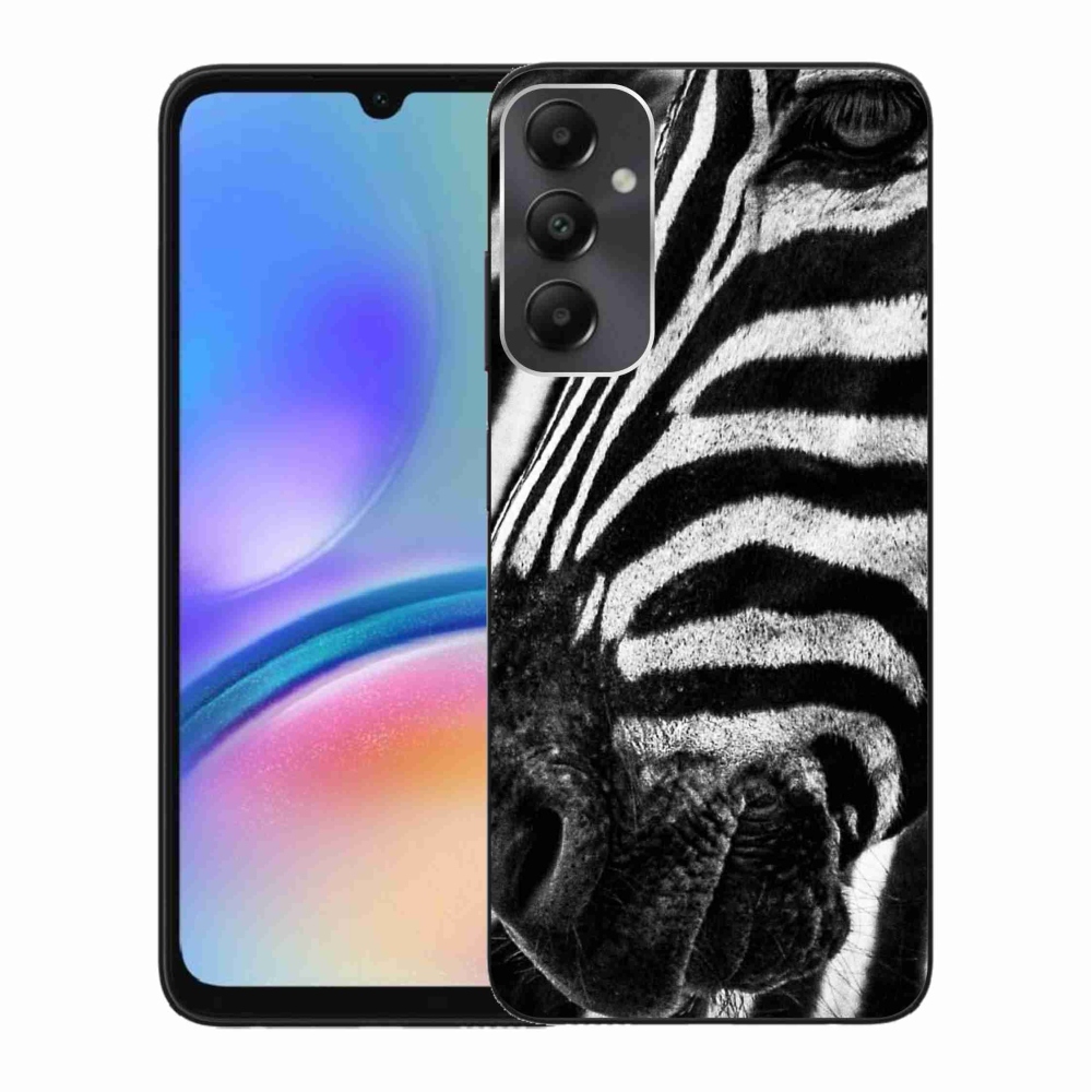 Zselés borító mmCase Samsung Galaxy A05s készülékhez - zebra