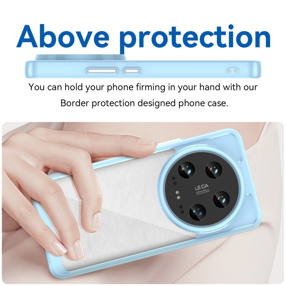 Gél tok rögzített hátlappal Xiaomi 14 Ultra - kék