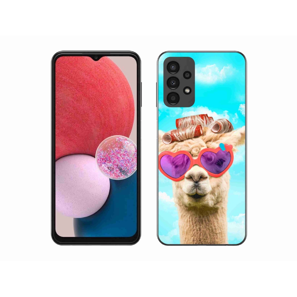 Zselés borítás mmCase Samsung Galaxy A13 4G - szemüveges láma