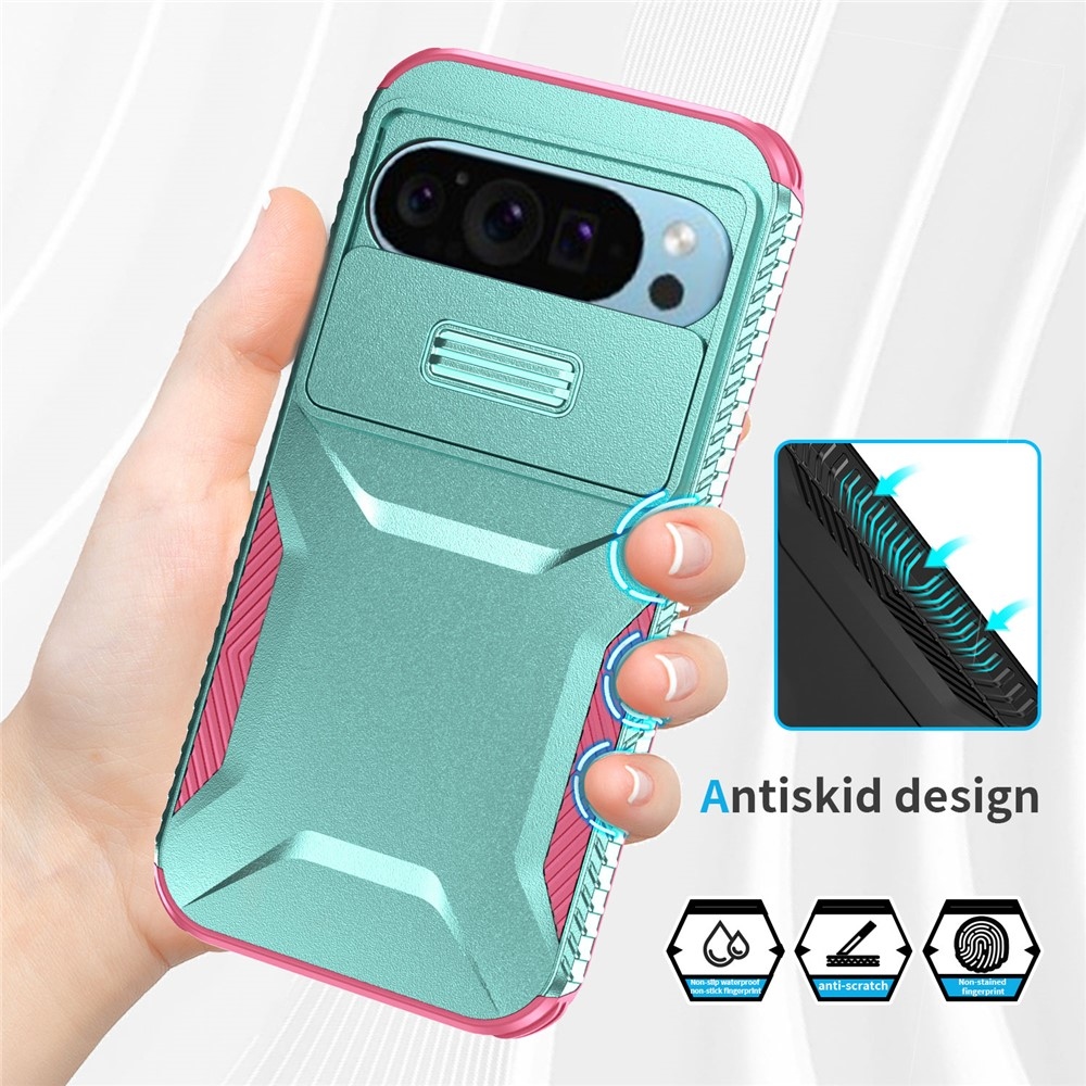 Fedél ellenálló borítás a Google Pixel 10 Pro-hoz - teal/pink