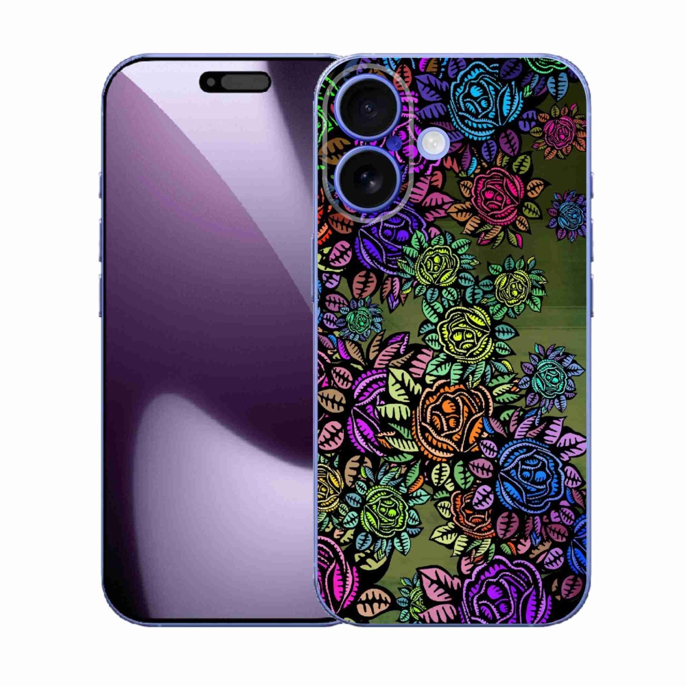 Gél borítás mmCase iPhone 17 - virágok 6