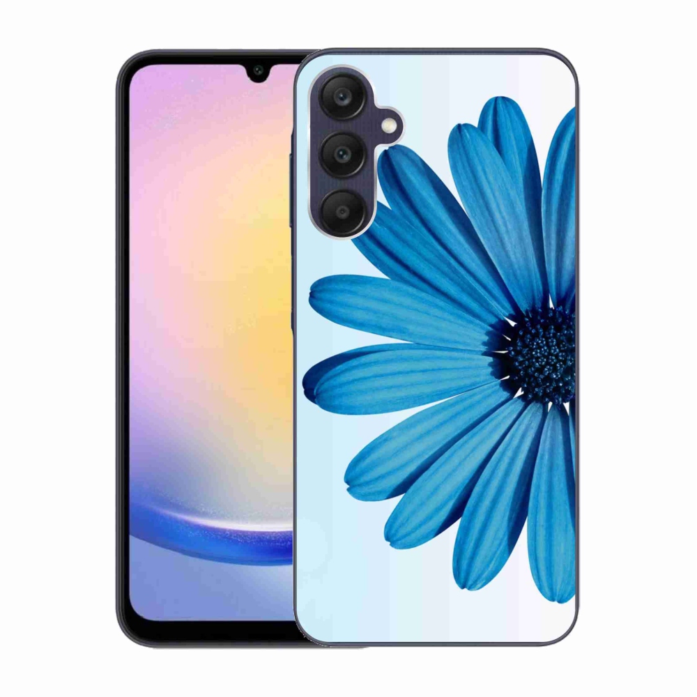 Gél tok mmCase a Samsung Galaxy A25 5G készülékhez - kék margaréta