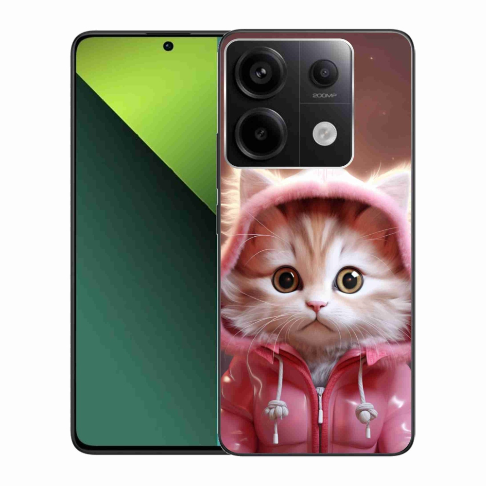 Gél borítás mmCase a Xiaomi Redmi Note 13 Pro 5G/Poco X6 5G számára - aranyos cica 3
