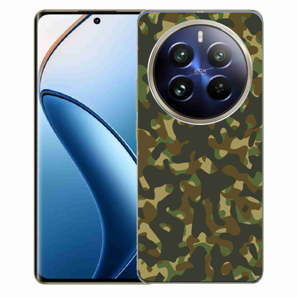 Zselés borítás mmCase a Realme 12 Pro 5G/12 Pro+ 5G számára - álcázó mintázat 1