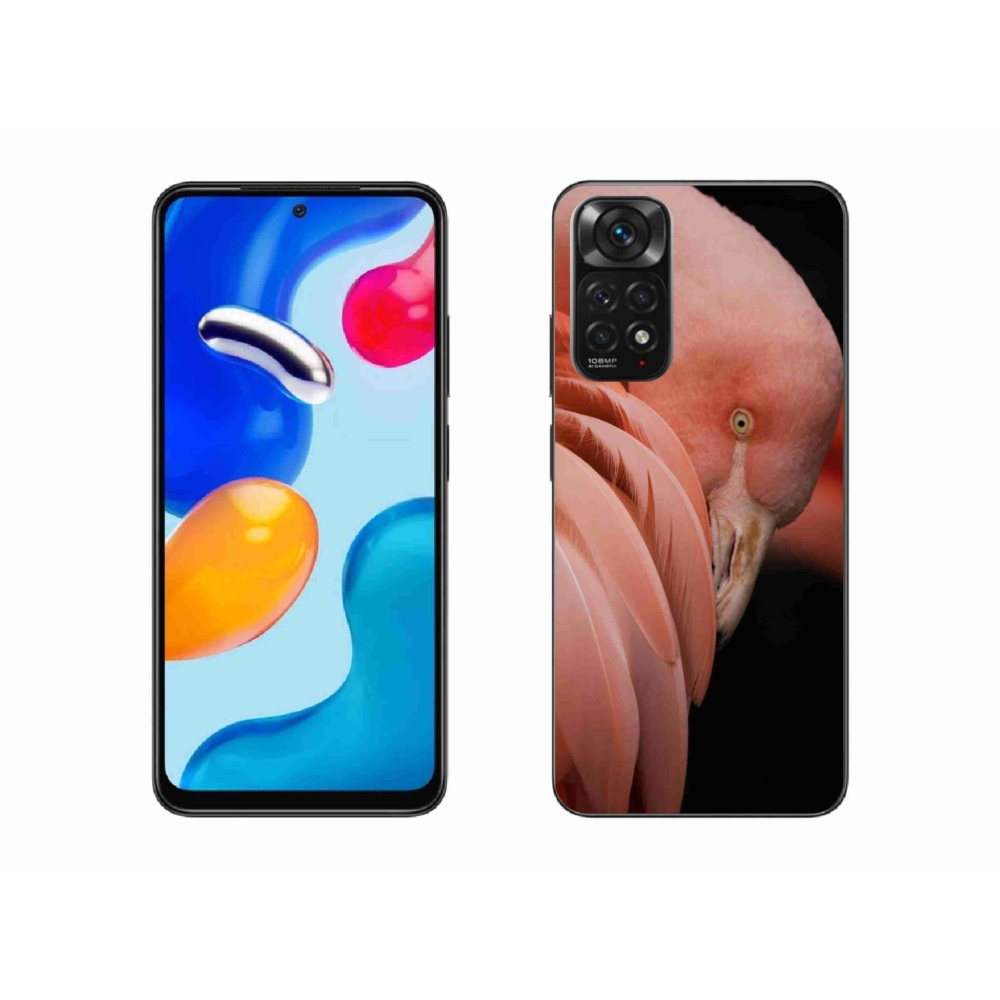 Gél borítás mmCase a Xiaomi Redmi Note 11S 4G-hez - flamingó 3