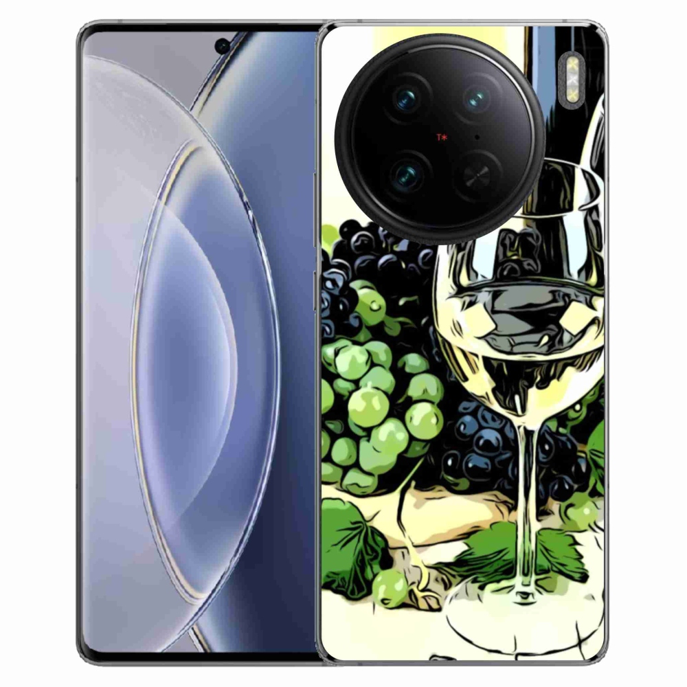 Zselés borítás mmCase a Vivo X90 Pro készülékhez - borospohár