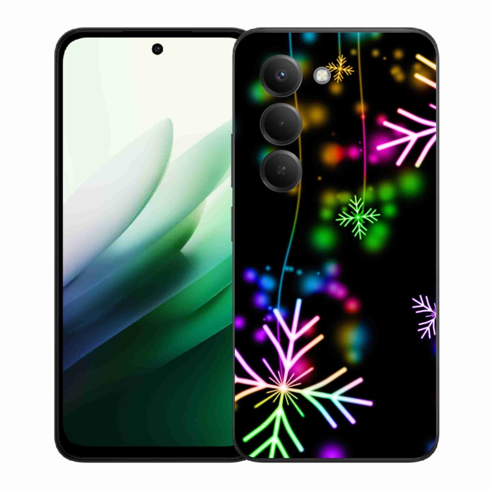 Gél borítás mmCase a Xiaomi Redmi 15 5G-hez - színes pelyhekkel