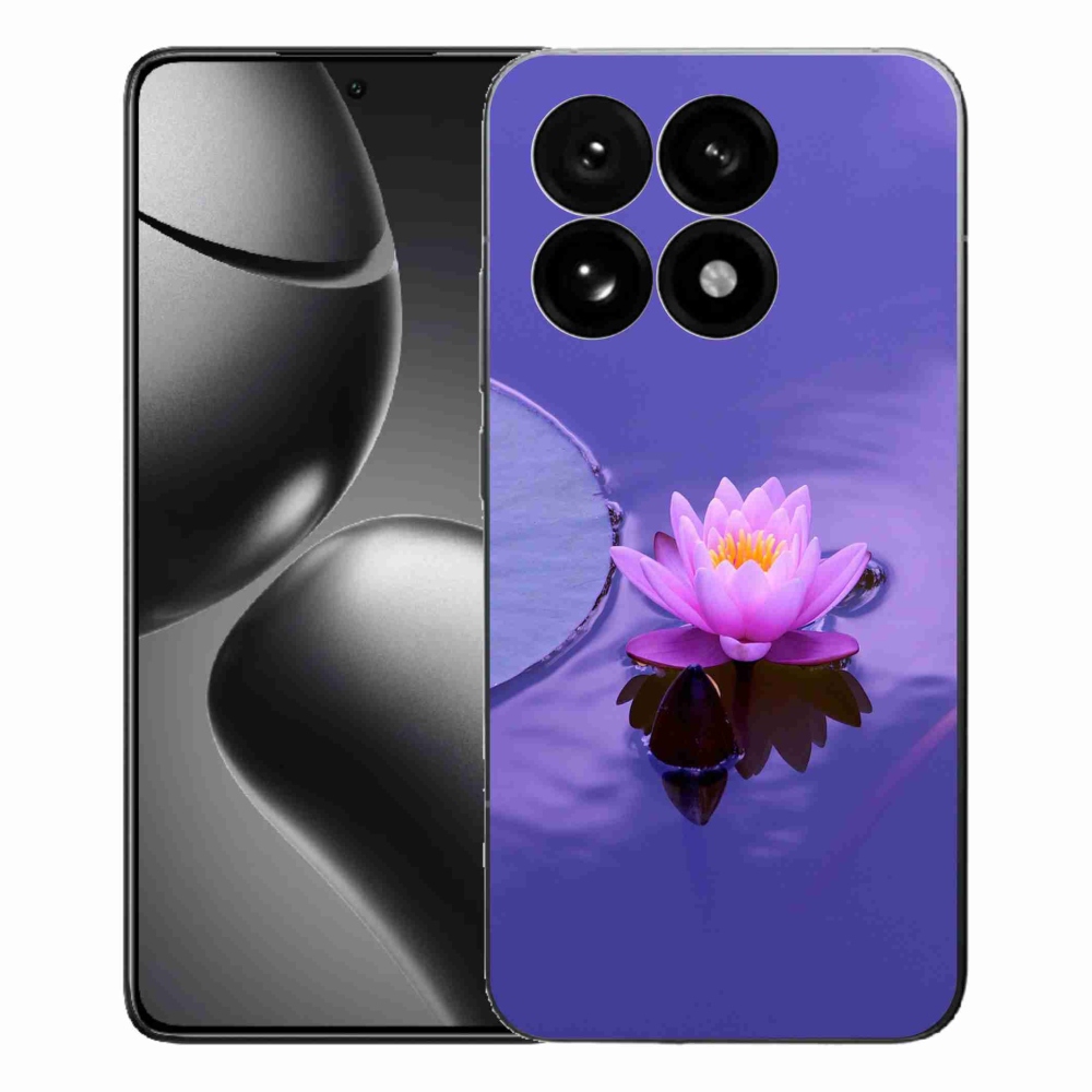 Gél borító mmCase a Xiaomi 15T-hez - virág a felületen