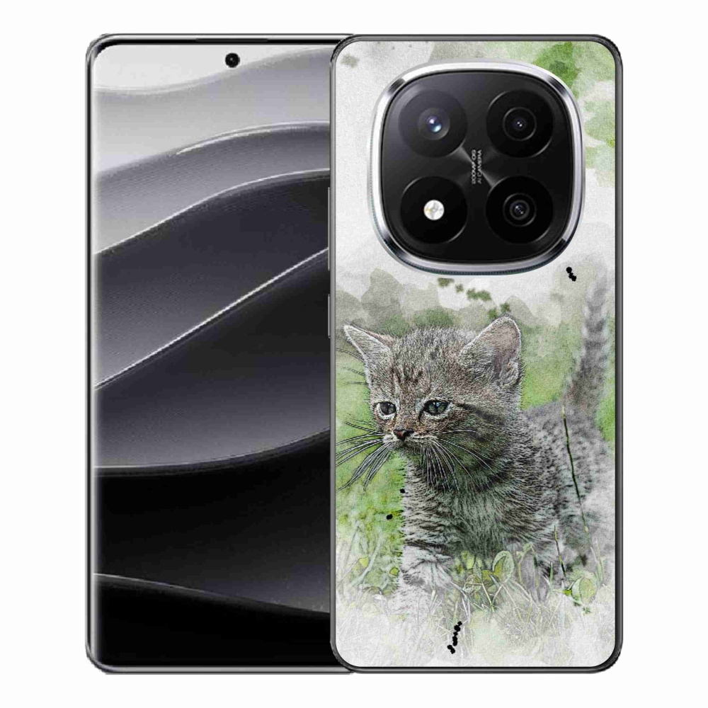 Gél borítás mmCase a Xiaomi Redmi Note 14 Pro+ 5G számára - aranyos cica 1