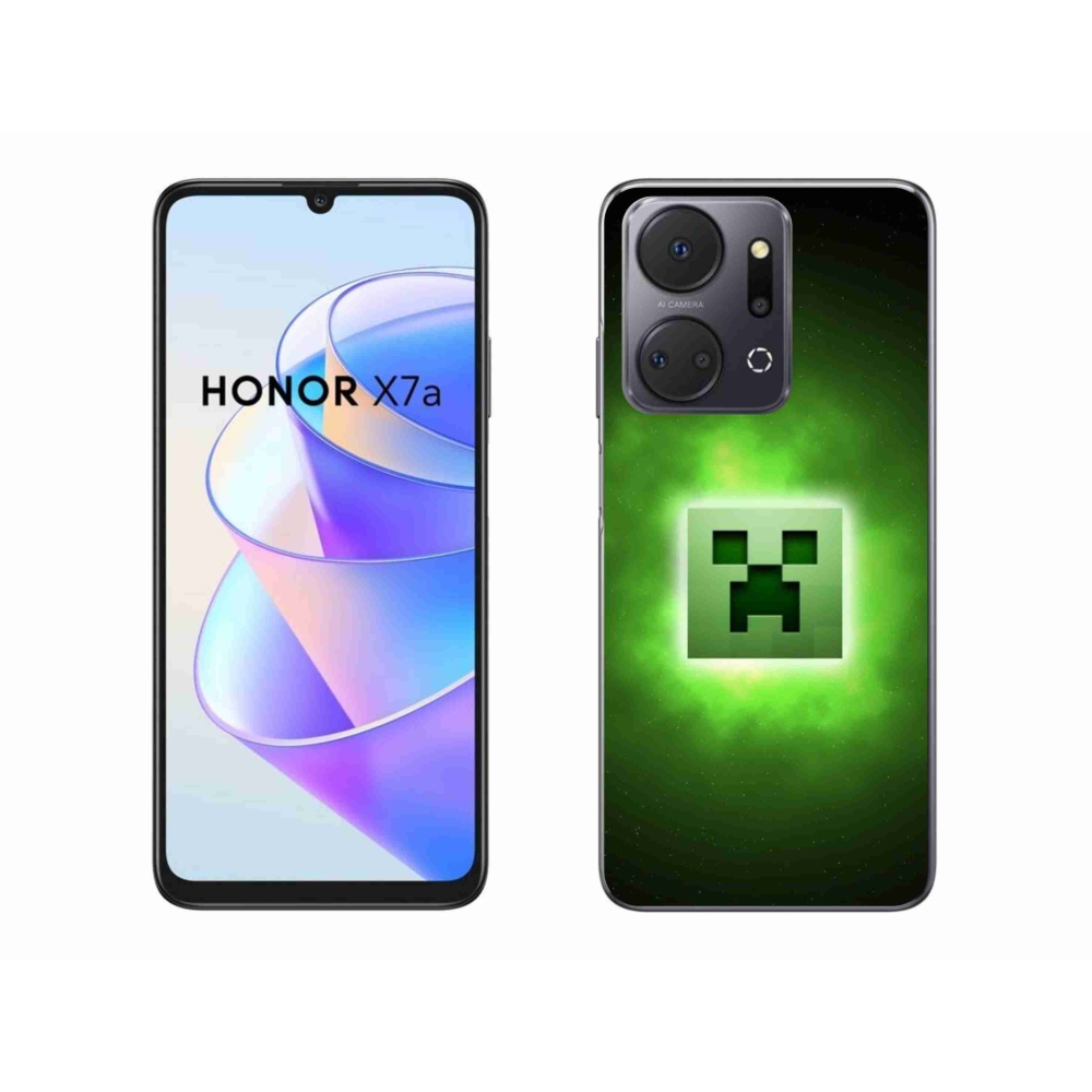 Zselés borítás mmCase a Honor X7a számára - minecraft