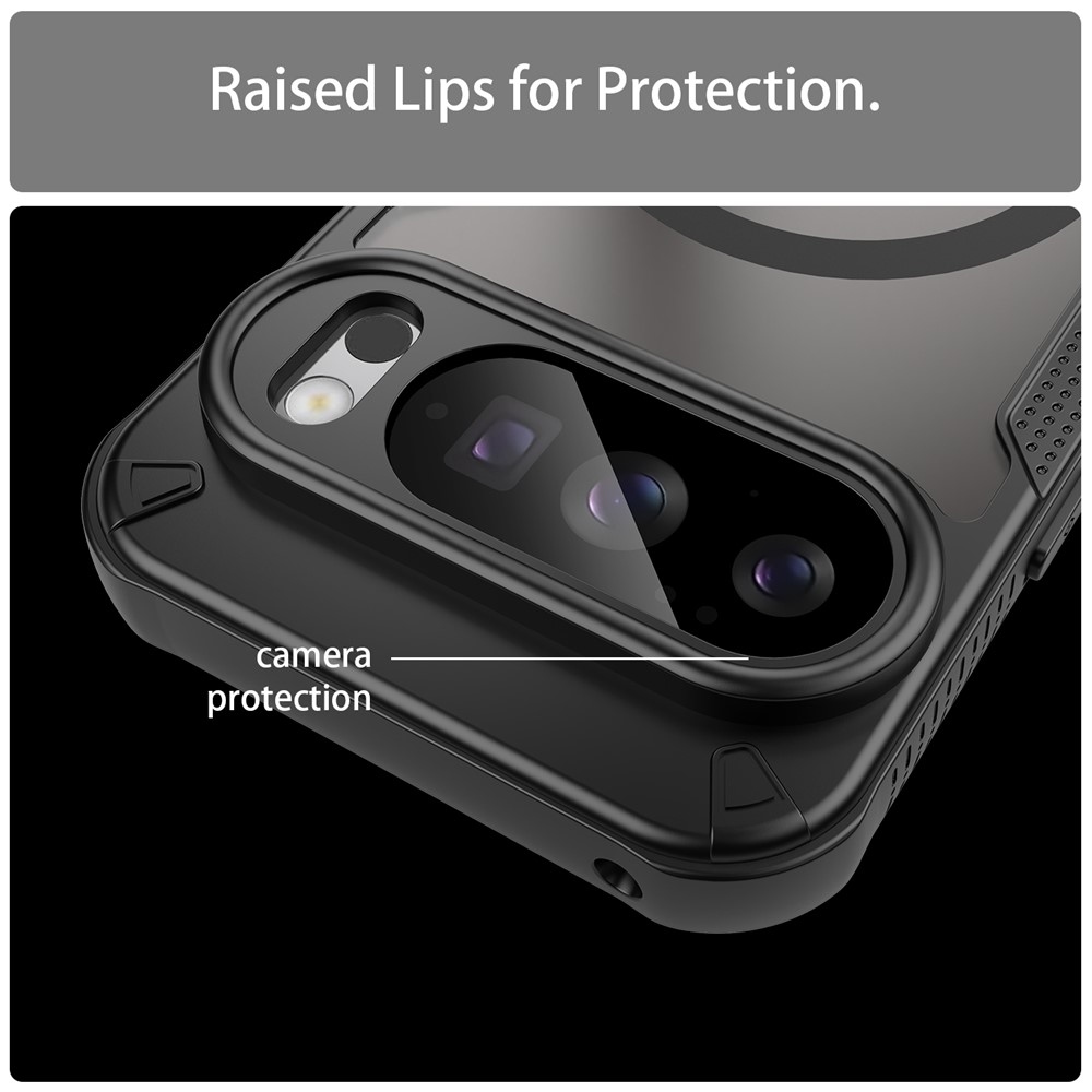 Froste tartós védőburkolat MagSafe-val a Google Pixel 10 Pro-hoz - fekete