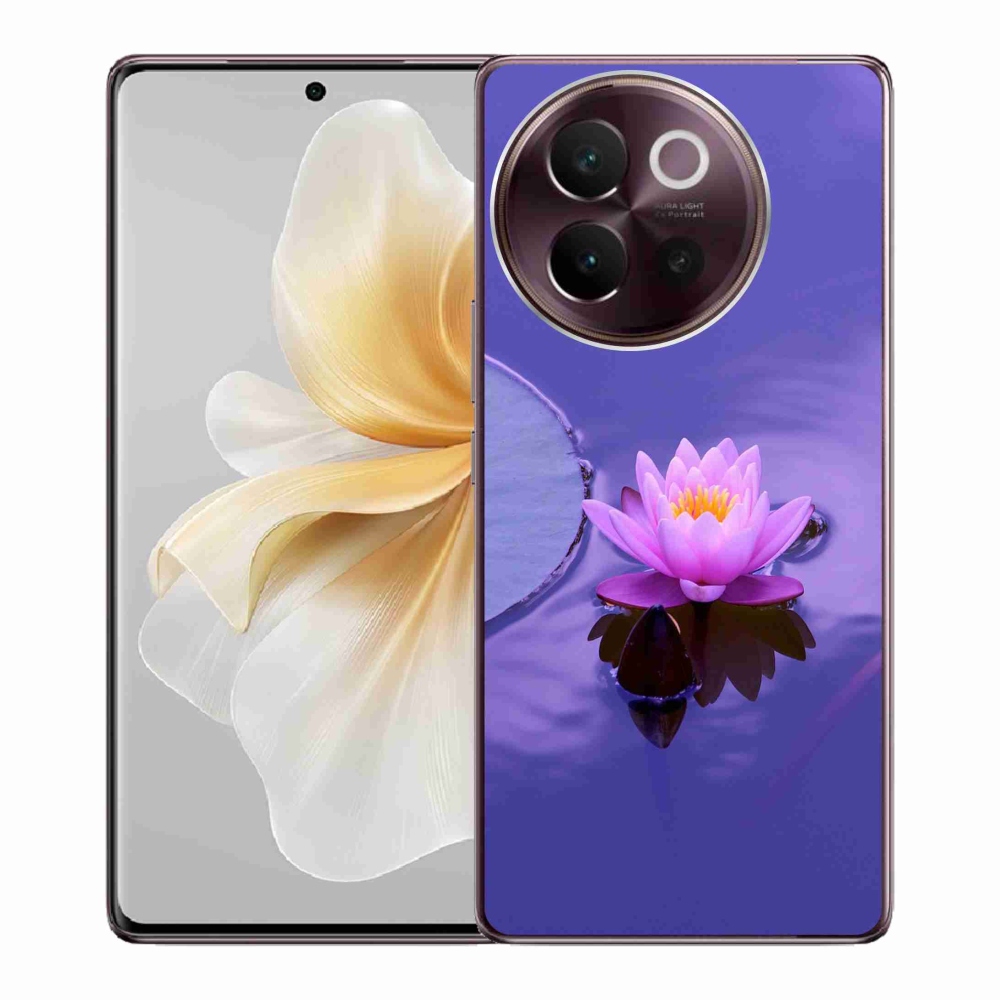 Gél tok mmCase a Vivo V40 Lite 5G-hez - virág a felületen