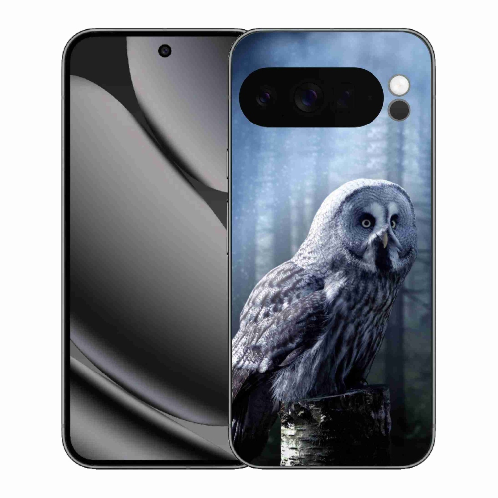 Zselés borítás mmCase a Google Pixel 10 Pro XL számára - bagoly