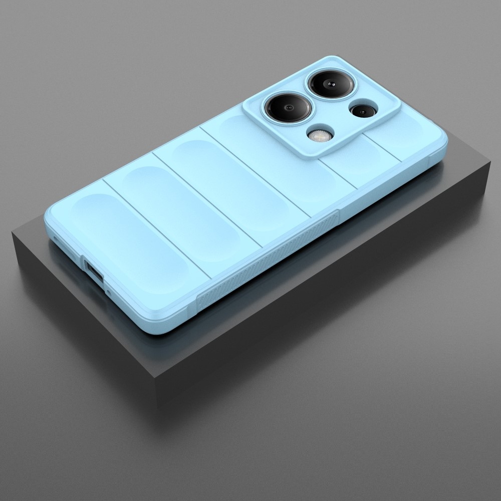 Rugg tartós zselés tok Xiaomi Redmi Note 13 Pro 4G/Poco M6 Pro - világoskék színben