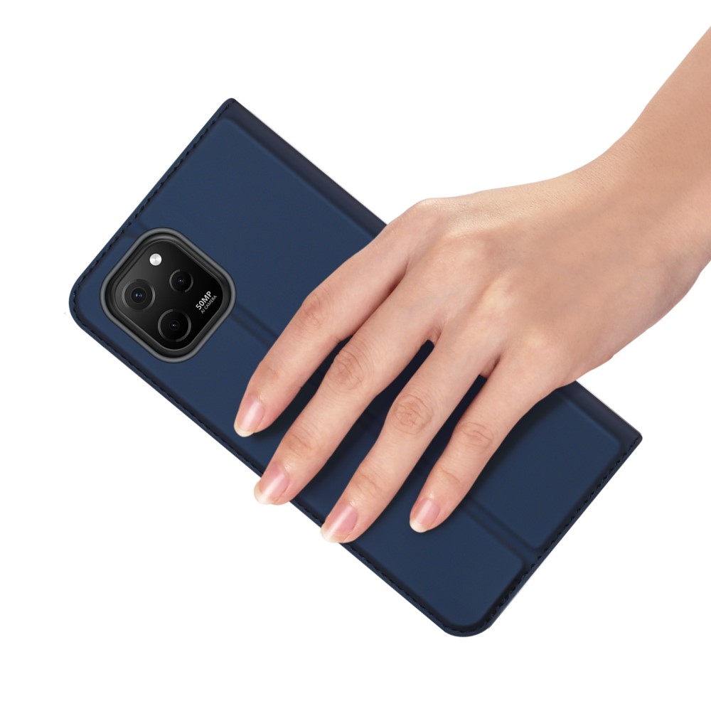 DUX könyvtáska Huawei Nova Y61-hez - sötétkék