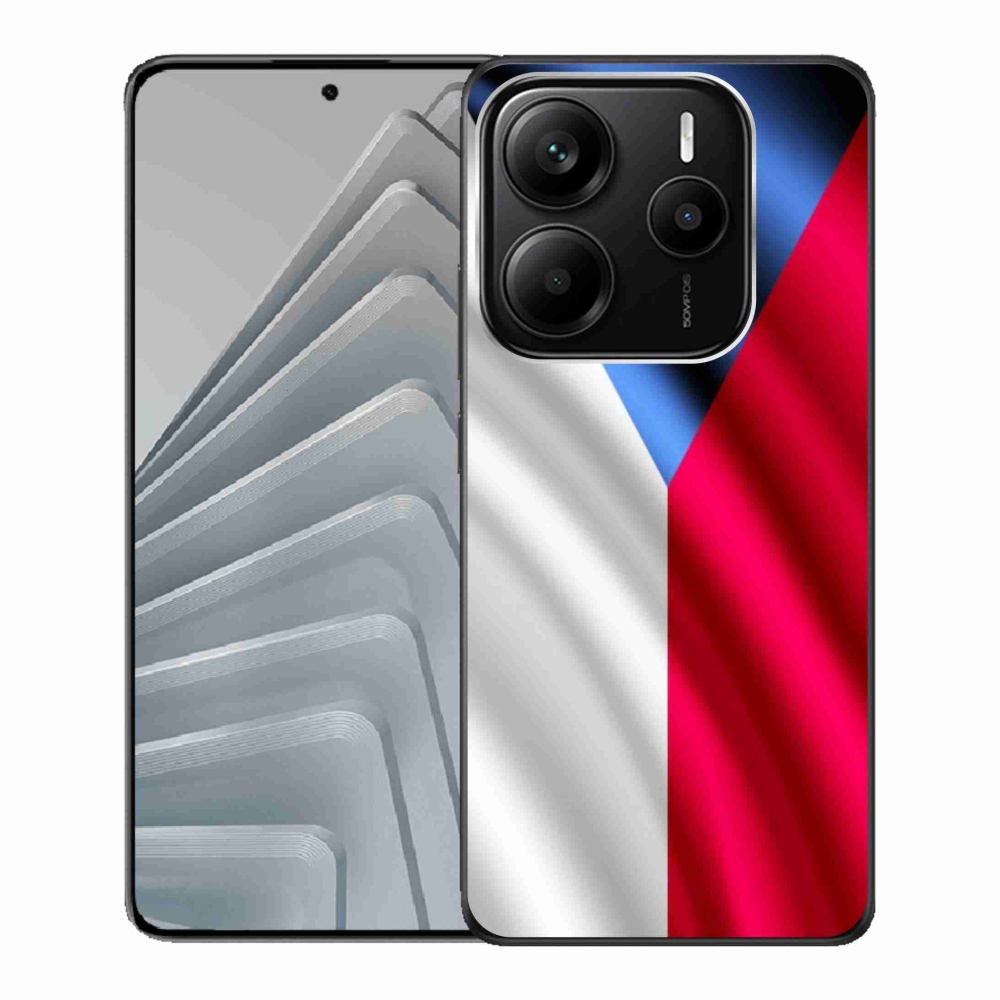 Gél borítás mmCase a Xiaomi Redmi Note 14 5G számára - cseh zászló