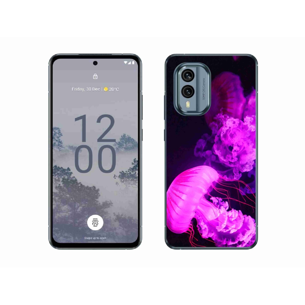 Zselés borítás mmCase a Nokia X30 5G készülékhez - medúza 1