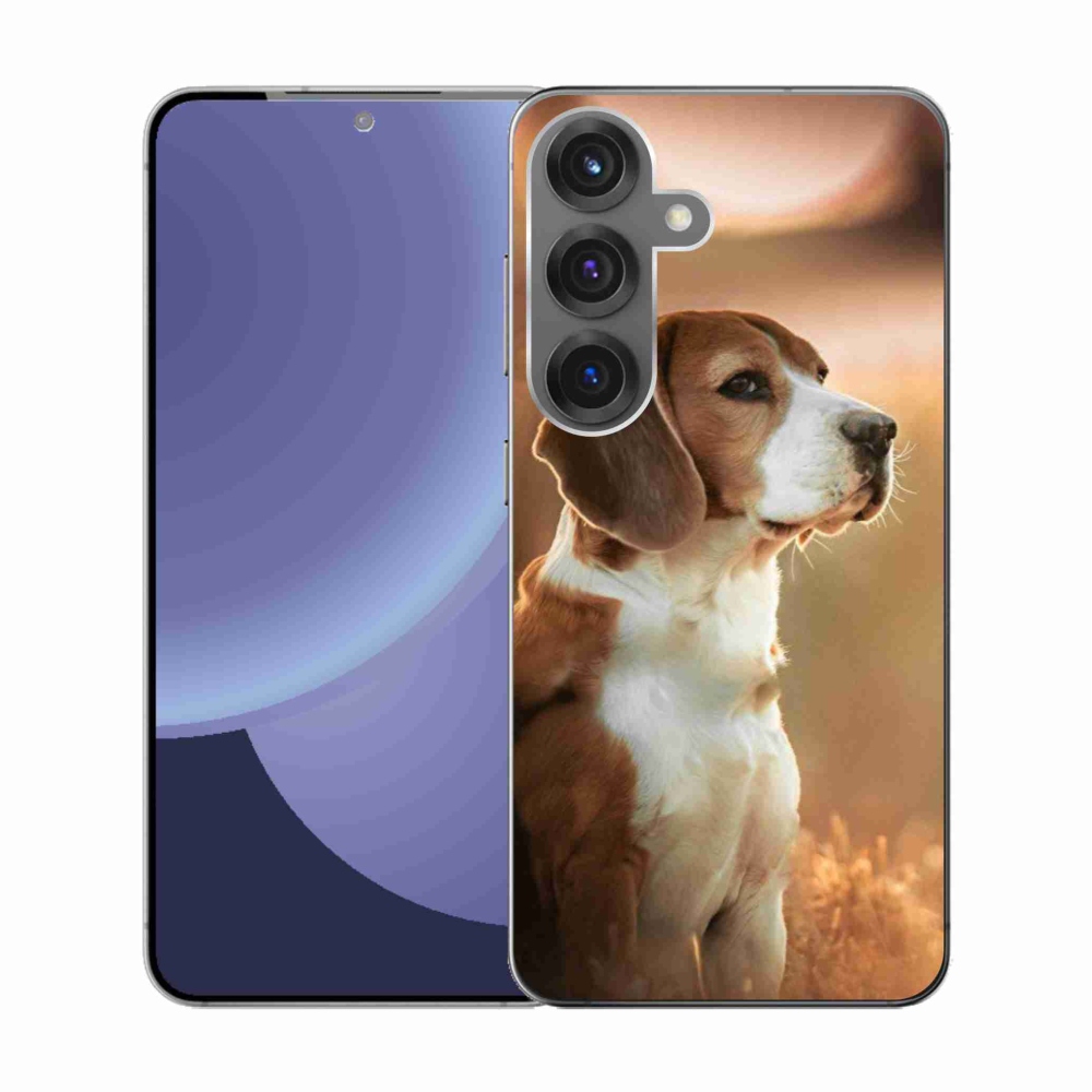 Gél védőhuzat mmCase Samsung Galaxy S25 készülékhez - bézs színű