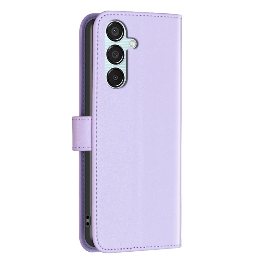 BNF könyvtáska Samsung Galaxy M15 5G - világos lila