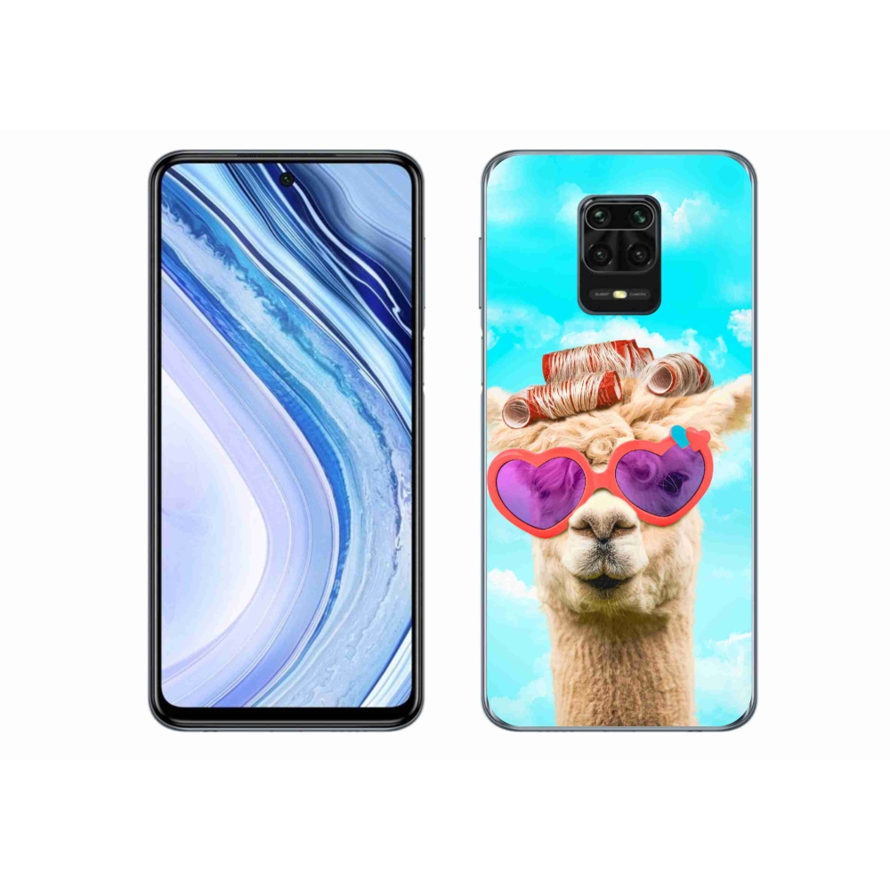 Gél borítás mmCase a Xiaomi Redmi Note 9S-hez - szemüveges láma