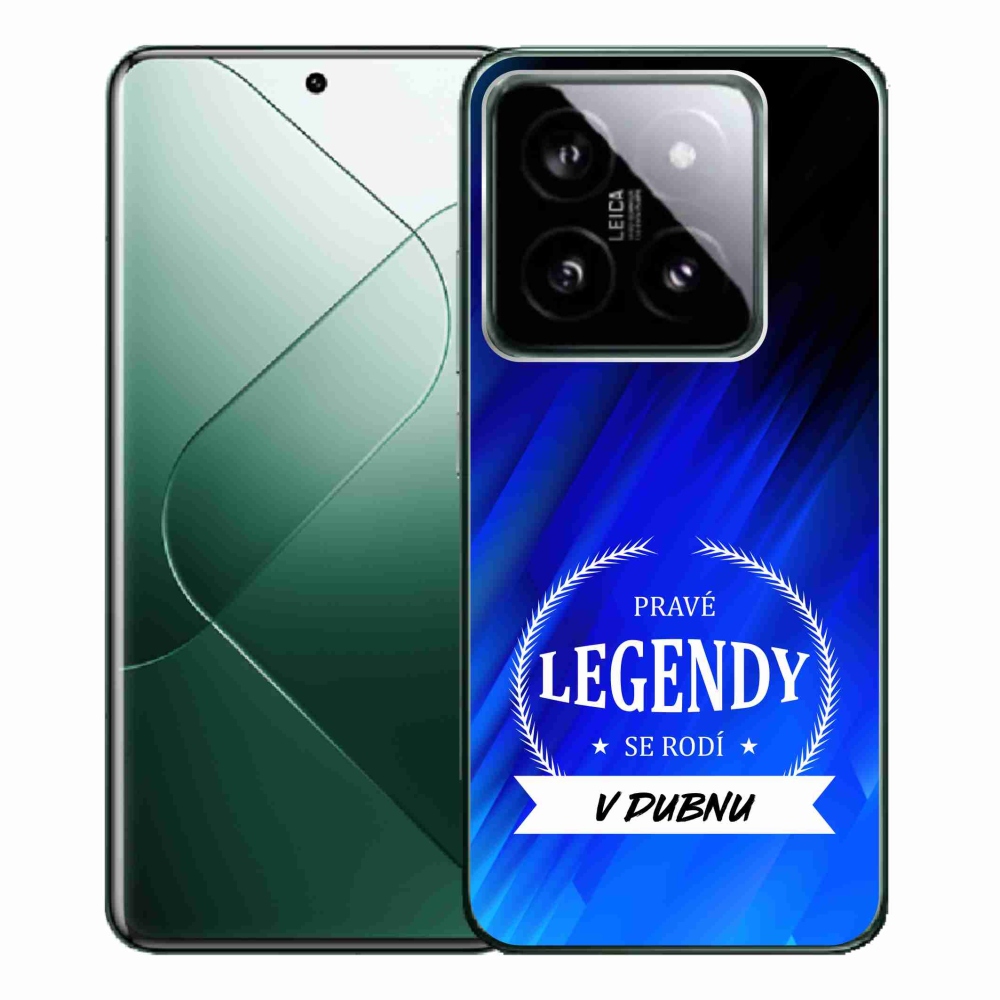 Gél borítás mmCase a Xiaomi 14 Pro - áprilisi legendák kék háttérrel
