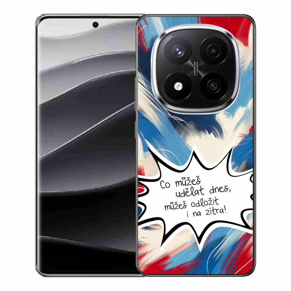 Gél borító mmCase a Xiaomi Redmi Note 14 Pro+ 5G számára - vicces szöveg 9 fehér háttérrel