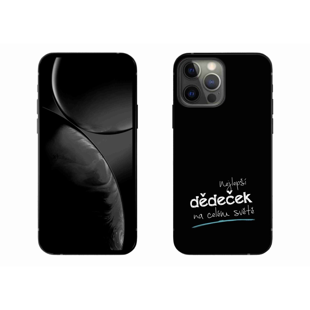 Gél borítás mmCase iPhone 13 Pro Max 6.7 készülékhez - Legjobb nagypapa 3 fekete háttér